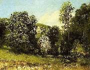 Gustave Courbet The water stream la Breme USA oil painting artist